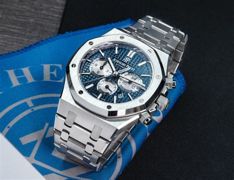 audemars piguet roc 26331st blue|Piguet royal oak chronograph.